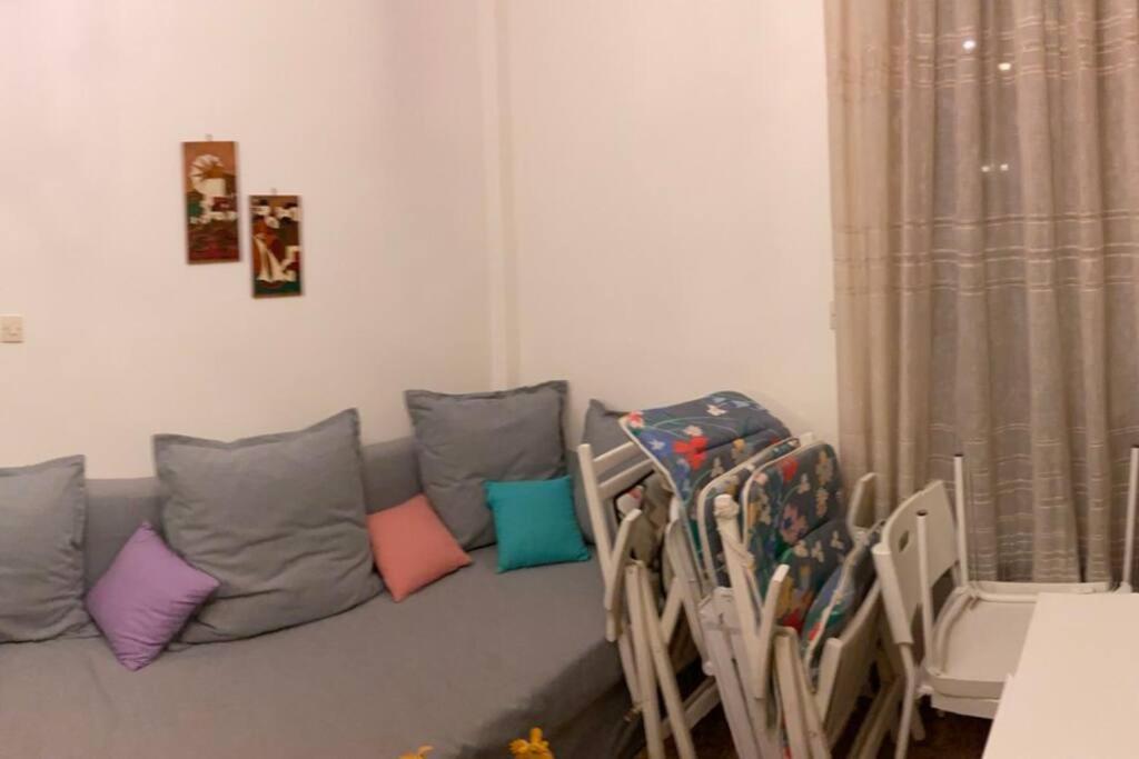 Schöne Ferienwohnung im Zentrum von Pefkochori Exterior foto